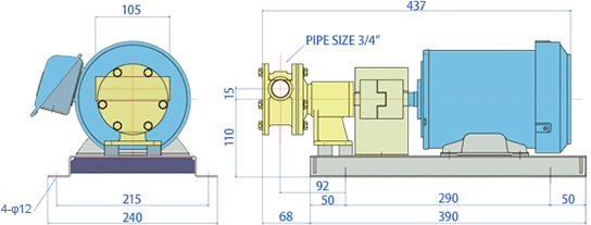 FX-20-M （Motor capacity 0.75kw）