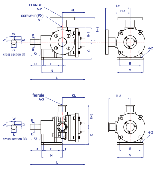 R(RC)-40NP, R(RC)-40WP, R(RC)-50P, R(RC)-65P, R(RC)-80P