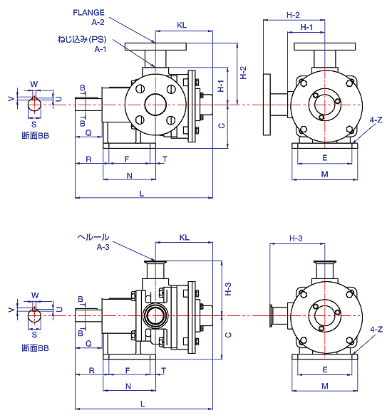 R(RC)-40NP, R(RC)-40WP, R(RC)-50P, R(RC)-65P, R(RC)-80P